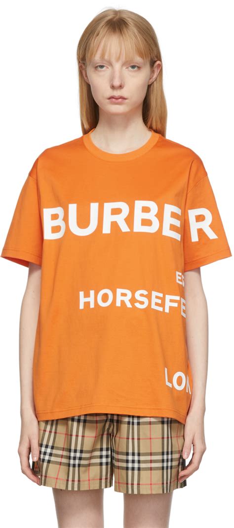 Shop Orange Burberry Online 